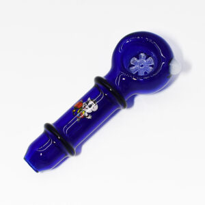 GLASS 4" RICK AND MORTY DESIGN HAND PIPE