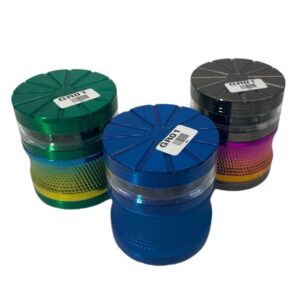 63MM METALLIC PREMIUM QUALITY GRINDERS ASSORTED COLOURS