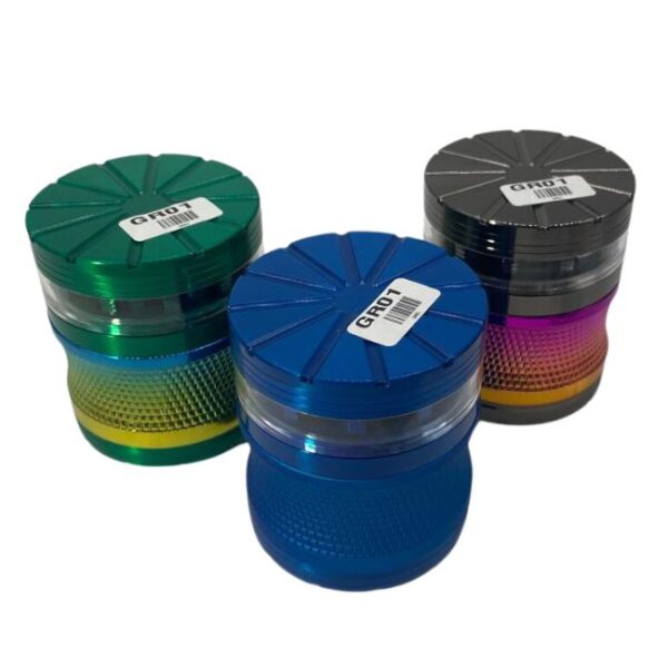 63MM METALLIC PREMIUM QUALITY GRINDERS ASSORTED COLOURS