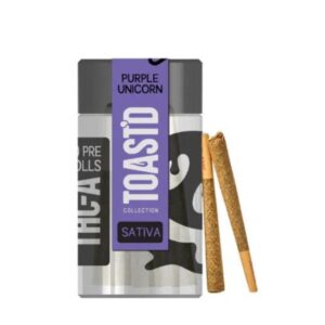 HALF BAK'D TOAST'D THC-A  7 PC/PK PREROLL  8CT/BOX