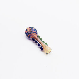 GLASS 4" FUMED LYMED CHILLUM