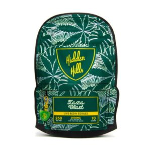 HIDDEN HILLS (D11 + D9 + THC-P) LIVE RESIN 2500MG GUMMIES 10CT BAG