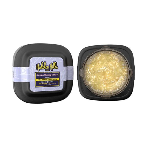 HIDDEN HILLS FRESH FROZEN BADDER THC-A ULTRA + D9 + THC-B 3GM DABS 6CT/ BOX