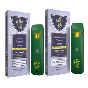 HIDDEN HILLS FRESH FROZEN THC-A ULTRA + D9 + THCB HEADY BLEND 2GM DISPO 5CT/ BOX