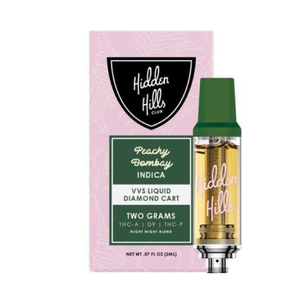 HIDDEN HILLS VVS LIQUID DIAMOND NIGHT NIGHT BLEND (THC-A+D9+THC-P 2GM CART 5CT/BOX