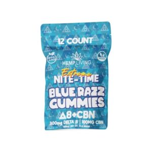 HEMP LIVING D8 + CBN 300MG GUMMIES 10CT/ BOX