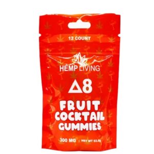 HEMP LIVING DELTA 8 GUMMIES 300MG 12CT/PACK