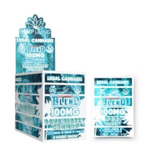 HEMP LIVING BLEND (HHC+D8+THC-O+CBD) 100MG GUMMIES 30CT/ BOX