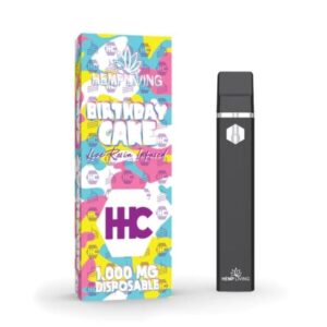 HEMP LIVING HHC (1GM) 1000MG LIVE RESIN DISPO 5CT/ BOX