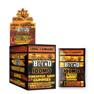 HEMP LIVING BLEND (THC-O+D8+HHC+CBD) 100MG GUMMIES 30CT/ BOX