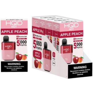 HQD HOT 5% DISPO (70ML) 5K PUFFS 5CT/ BOX