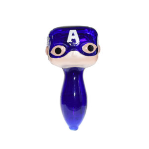 CAPTAIN AMERICA 3D 3 INCH HAND PIPE ASSORTED COLORS "HP8002"
