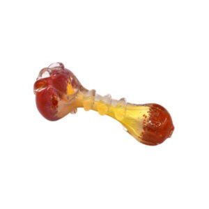 5" FRIT SILVER LONG MARBLE HAND PIPE