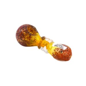 5" 3 ARM SILVER FOIL RING HAND PIPE