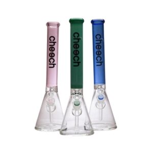 CHEECH GLASS 18" STRAIGHT TUBE WITH CHEECH LOGO