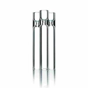 CLEAR GLASS 3INCH ONE HITTER (10CT / BOX) ASSORTED COLORS