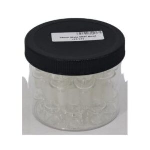 14MM GLASS FANCY CLEAR BOWL 25CT/ JAR