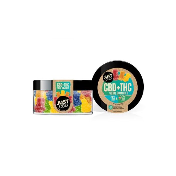 JUST CBD + THC 250MG GUMMIES 2.9OZ JAR