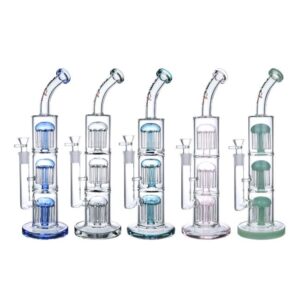 CHILL GLASS 16" BOROSILICATE WATER PIPE