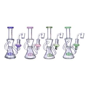 CHILL GLASS 8" BOROSILICATE WATER PIPE