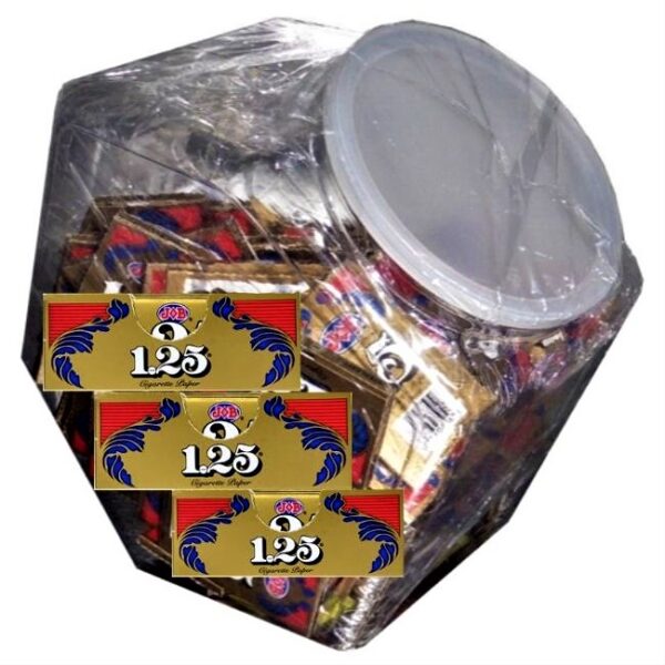 JOB 1.25 CIGARETTE PAPER JAR 72CT