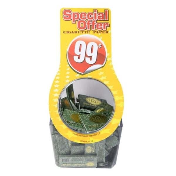 JOB ORGANIC HEMP BOWL MIX SIZE ROLLING PAPERS 96CT/BOX