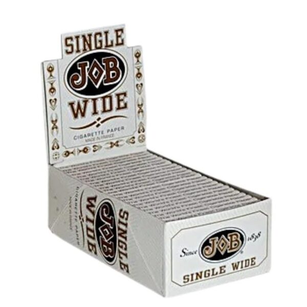 JOB SINGLE WIDE CIGARETTE PAPER 24CT/BOX