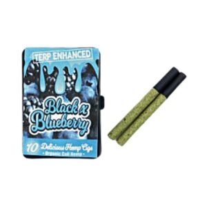 JUICY JAYS TERPENE INFUSED CIGARETTES 10CT/ BOX (BLACK AND BLUEBERRY)
