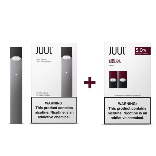 JUUL 5% VIRGINIA TOBACCO SUMMER PROMO KIT 4KITS/PACK