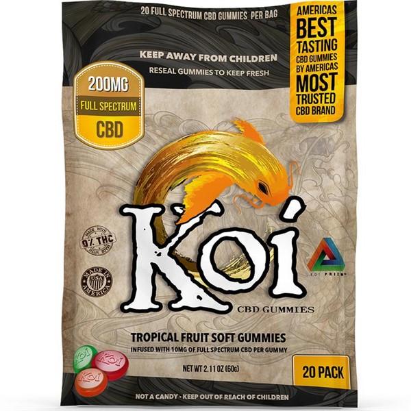 KOI CBD GUMMIES 200MG 20CT/BAG