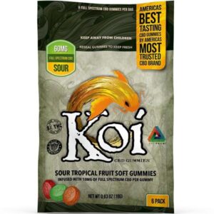 KOI CBD GUMMIES 60MG 6CT/BAG
