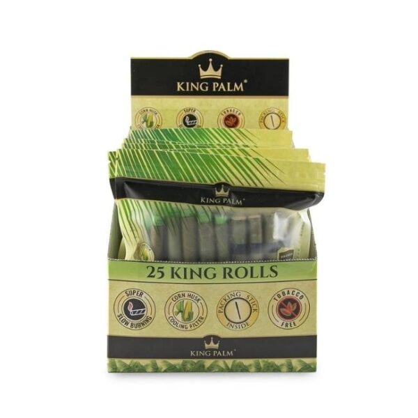 KING PALM 25PK BOVEDA 72% HUMIDITY CONES 8CT DISPLAY