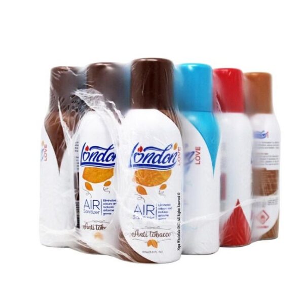 LONDON LOVE AIR SANITIZER (150ML) 12CT/DISPLAY