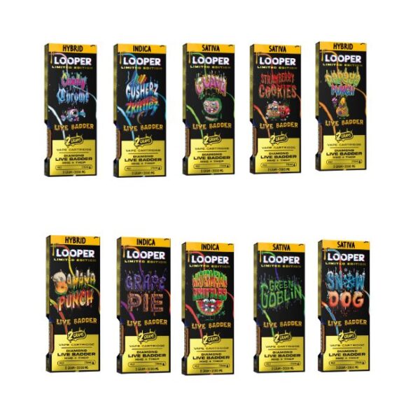 LOOPER DIAMOND LIVE BADDER+HHC+THC-P 2GM CART 5CT/BOX