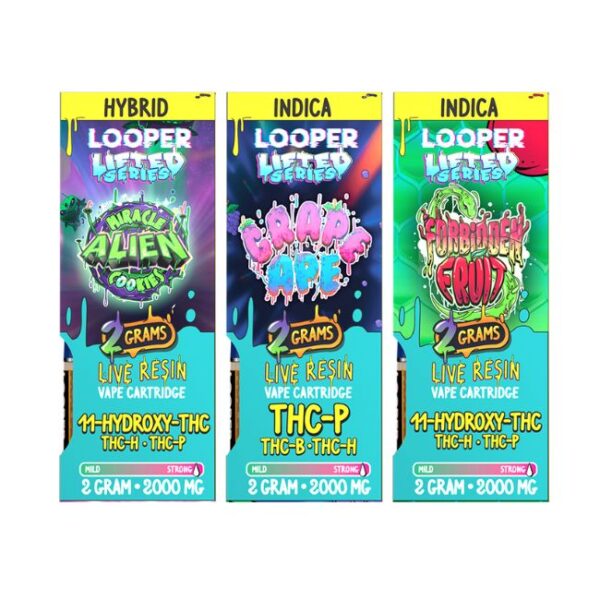 LOOPER LIFTED SERIES 2GM LIVE RESIN CART 5CT/ BOX