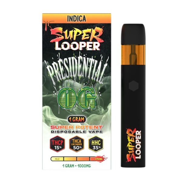 LOOPER SUPER POTENT THCP+THCA+HHC 1GM DISPO 5CT/ BOX