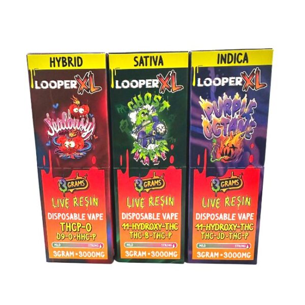 LOOPER XL LIVE RESIN 3GM DISPO 5CT/BOX