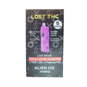 LOST THC THCP+D8+11HYD THC-A  LIQUID DIAMONDS 6GM DISPO 5CT/BOX