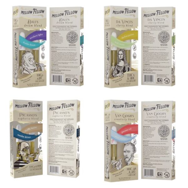 MELLOW FELLOW THE ARTIST SERIES 2ML DUO CART (4ML) 6CT/BOX