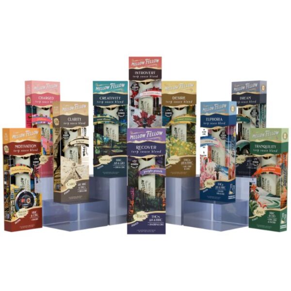 MELLOW FELLOW DESTINATION BLEND 2ML DISPOSABLE VAPE 6CT/DISPLAY