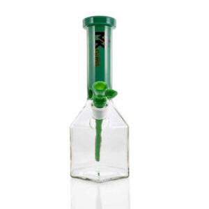 MK GLASS 12" GEOMETRIC HEXAGON BEAKER WATER PIPE