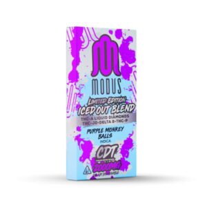 MODUS ICED OUT BLEND AIR THCA LIQUID DIAMONDS + THC-JD + D8 + THCP 2GM DISPO 5CT/ BOX