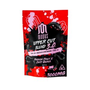 MODUS UPPERCUT BLEND 3.0 THC-H + THC-JD + D8 LIVE RESIN 3000MG GUMMIES SINGLE