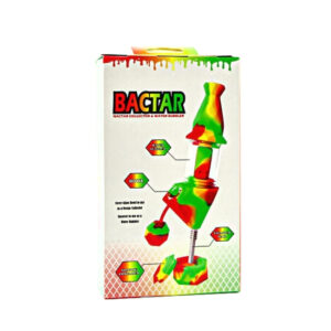 5 INCH SILICON RYLIC SPIRAL MASH DESIGN WITH 10MM TITANIUM NAIL NECTAR COLLECTOR