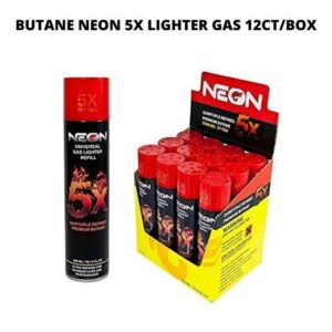 NEON BUTANE 5X LIGHTER GAS 300ML 12CT/BOX