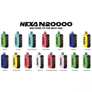 NEXA N20000 (100ML) 20K PUFFS 800 mAh RECHARGEABLE DISPOSABLE 5CT/BOX