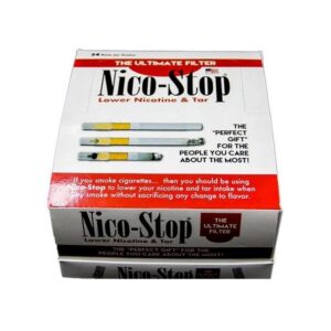 NICO-STOP CIGARETTE FILTERS 12PK/DISPLAY