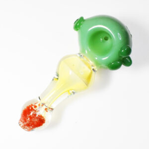 GLASS 4" DRUM LICORS BLOME DESIGN HAND PIPE
