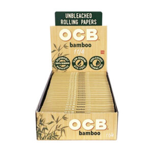 OCB BAMBOO 1 1/4 ROLLING PAPER 24CT / BOX
