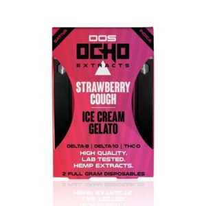 OCHO DOS TRI BLEND (D8+D10+THCO) 2 IN 1 (1GM) DISPO 10CT/ BOX  (STRAW COUGH & ICE CREAM GELATO)